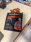 Savage Jerky Co Bourbon Glaze Uncured Bacon Jerky Gluten Free 1.6 Oz