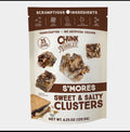 Chunk Nibbles S'mores Sweet & Salty Clusters Handcrafted Peanut-Free,  4.25oz Bag